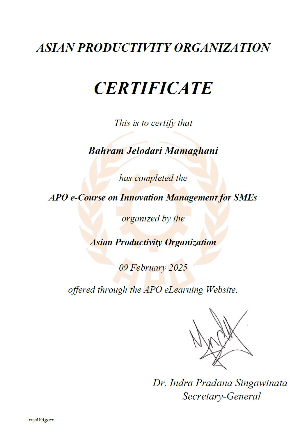 innovation-certificate